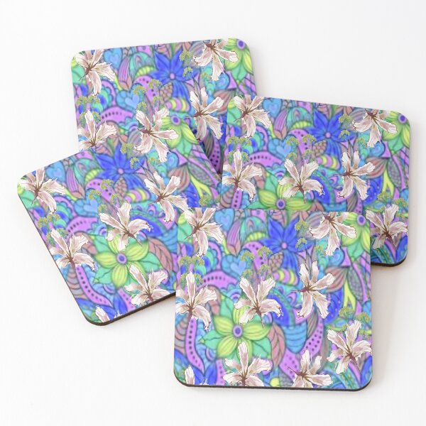 Item preview, Hello Spring Botanical Abstraction,2, bold colorful abstract playful design inspired by nature designed and sold by Adri Barnard.