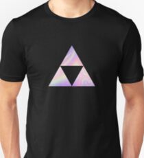 Holographic Triforce Symbol Zelda Unisex T-Shirt
