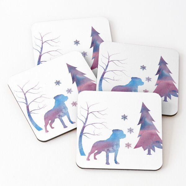 Item preview, Rottweiler Rottie Dog Winter Snowflakes designed and sold by BittenByErmines.