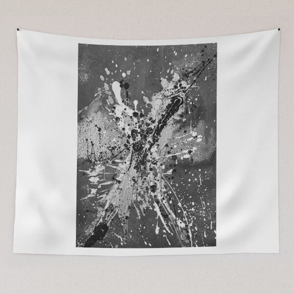 Item preview, Black and white abstraction - "Somewhere far in the north". Abstract graphics, b&w version. designed and sold by Vantrip.