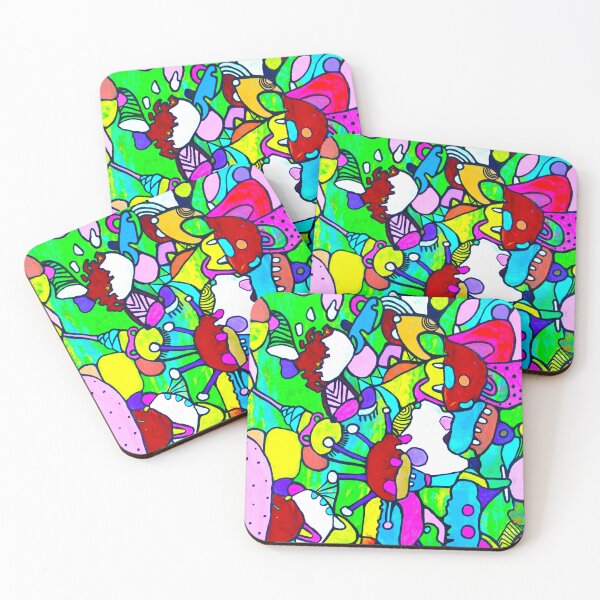 Item preview, 352. sweet colorful feeling. outlined abstract joy designed and sold by Veera Zukova.