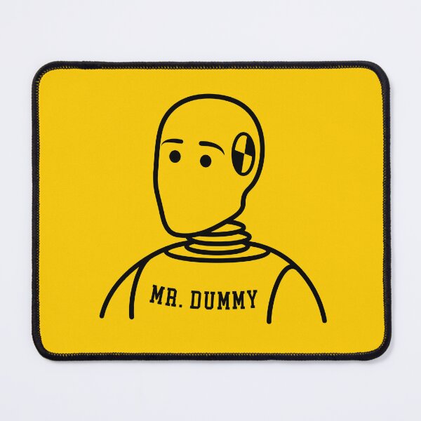 Item preview, Crash Test Dummy Yellow Man Testing Car Crash designed and sold by activlifewear.