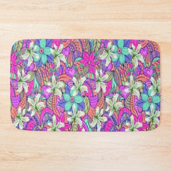 Item preview, Hello Spring Botanical Abstraction,3, bold colorful abstract playful design inspired by nature designed and sold by Adri Barnard.