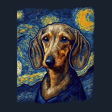 Starry Night Beagle Dog - 5D Diamond Painting 
