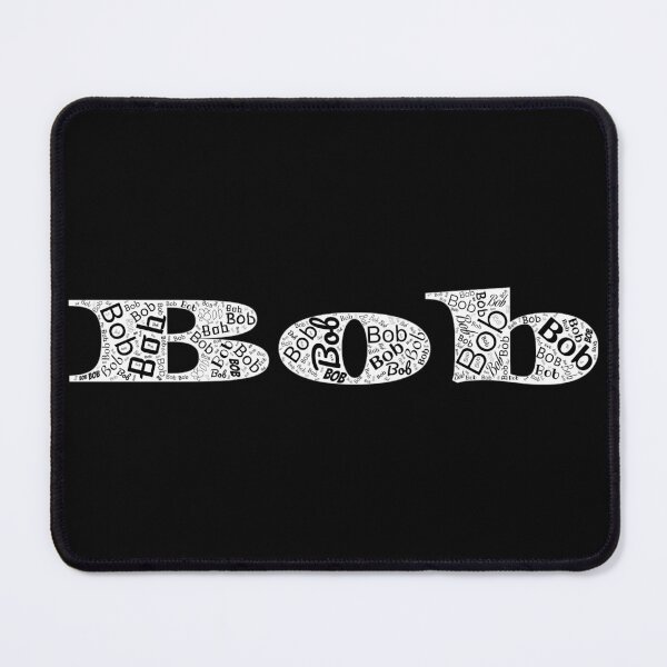 Item preview, Personalized, Black & White, Wordcloud, Named Items Specifically for Bob designed and sold by wwlmerch.