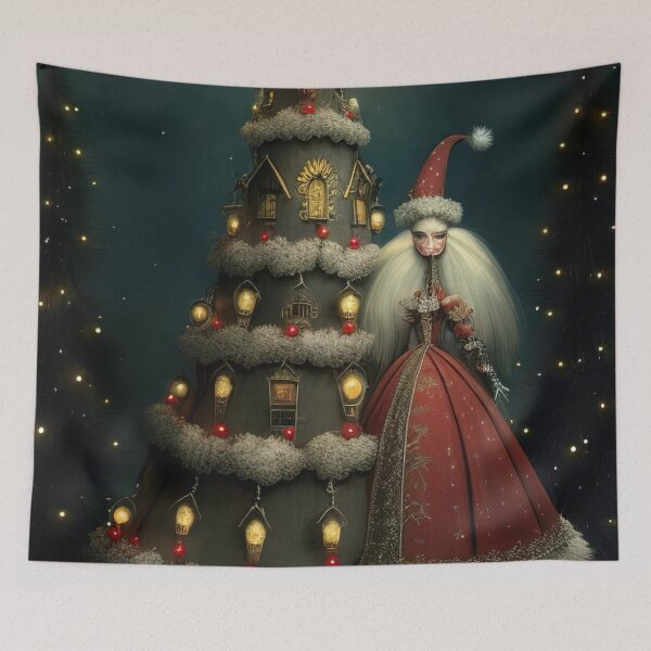 Item preview, Haute Couture Woman in Christmas Tree designed and sold by XmasPatterns.