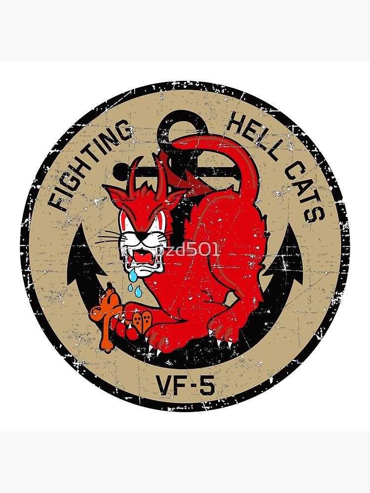 higemegane　　　VF-5 fighting hellcats VF-5 Patch Fighting Hell Cats | Squadron Patches | Navy