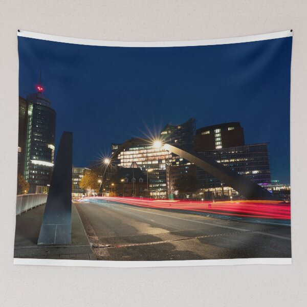 Item preview, Hamburg light trails to the docks  designed and sold by hawkie.