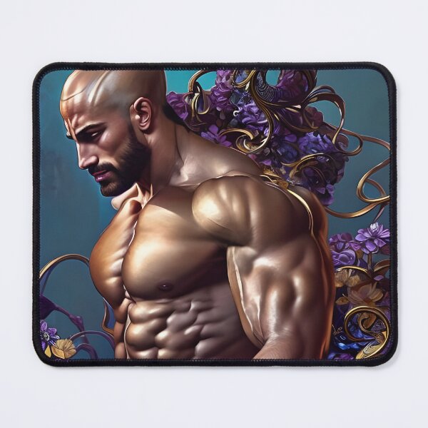 Item preview, Strong Floral Hunk With Violets designed and sold by withdiamonds.