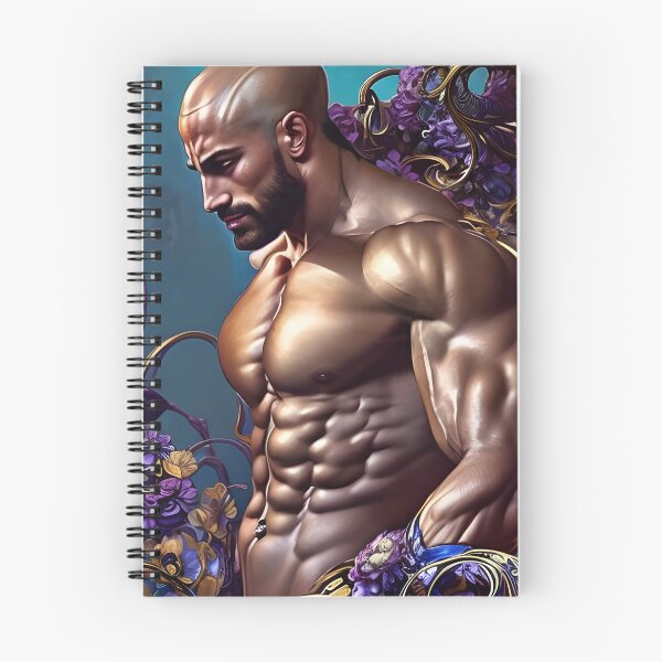Item preview, Strong Floral Hunk With Violets designed and sold by withdiamonds.
