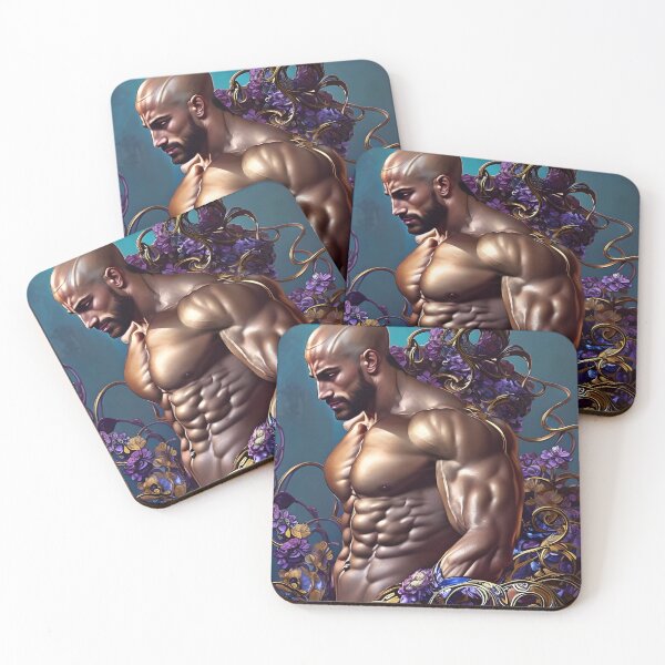 Item preview, Strong Floral Hunk With Violets designed and sold by withdiamonds.