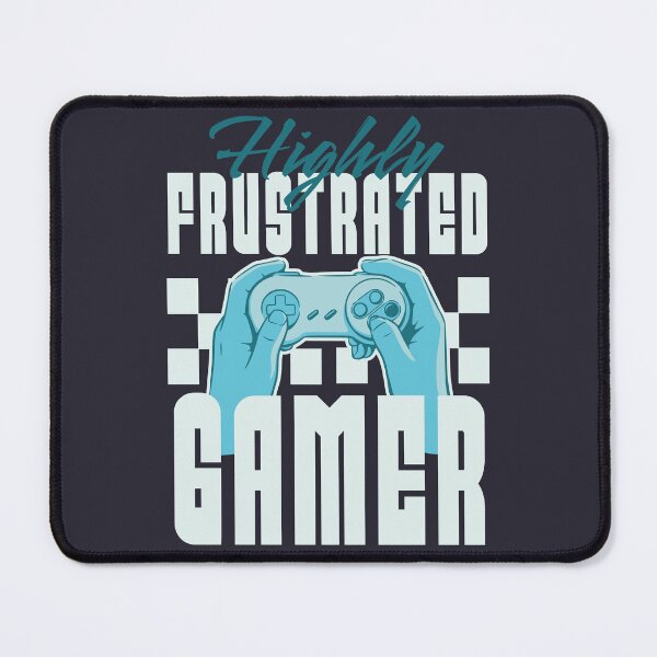 Item preview, frustrated gamer designed and sold by NerdyCotton.