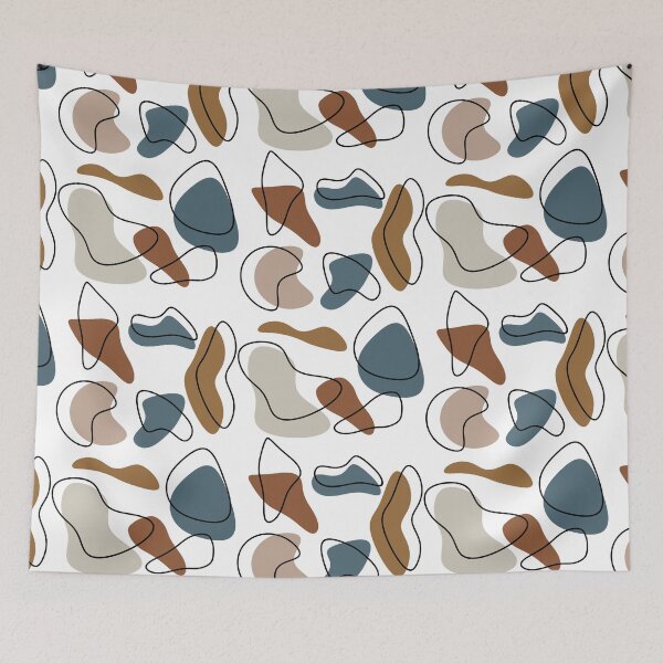 Item preview, Abstract Shapes Geometric Art Pattern designed and sold by Wysoh.