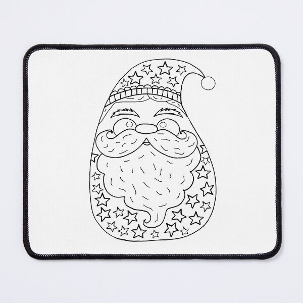 Item preview,  Color your own Santa design Christmas gift designed and sold by PurrfectCorner.