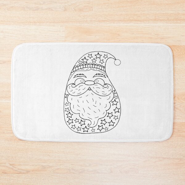 Item preview,  Color your own Santa design Christmas gift designed and sold by PurrfectCorner.