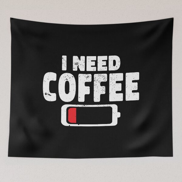 Item preview, I Need Coffee Men Women Kids designed and sold by bryannsart.