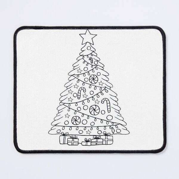 Item preview,  Color your own design Christmas tree gift designed and sold by PurrfectCorner.