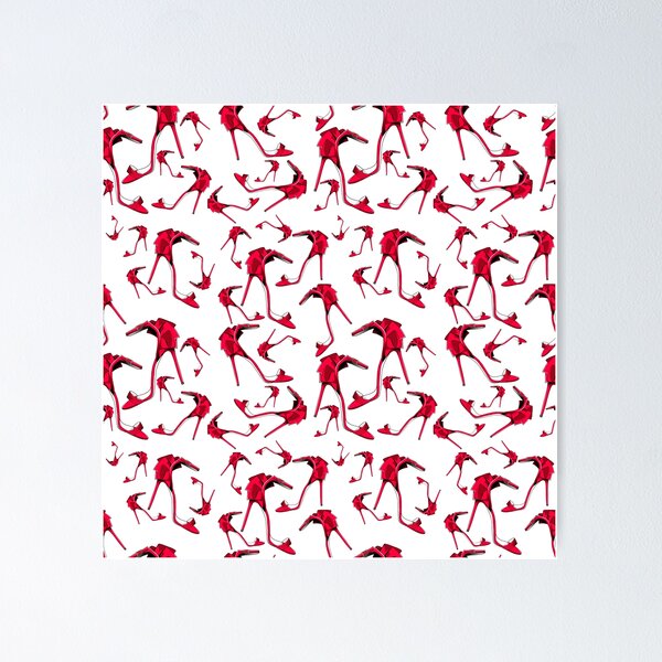 Artikelvorschau, Fashionable Red Shoes Pattern entworfen und verkauft von stylebytara.
