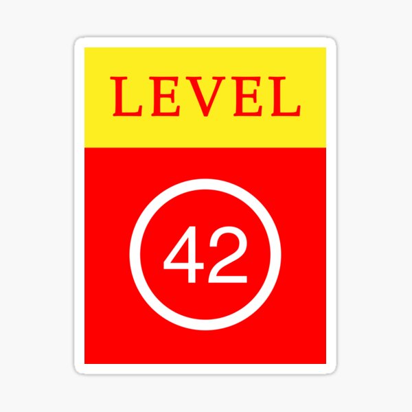 Level 42 Sticker