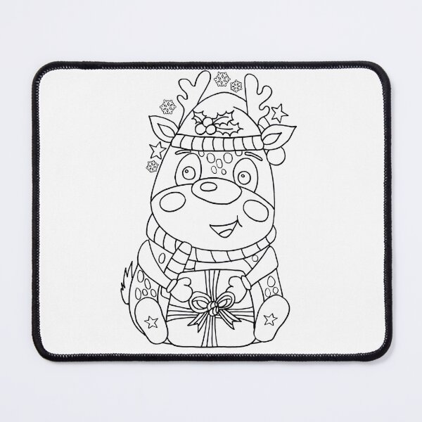 Item preview,   Color your own reindeer design Christmas gift designed and sold by PurrfectCorner.