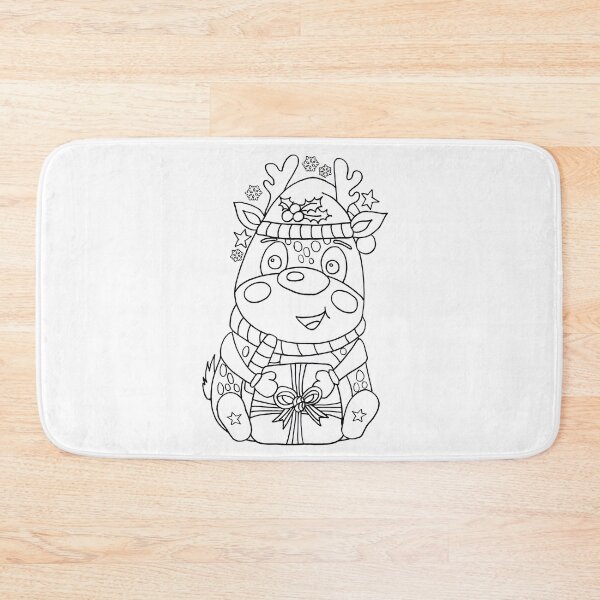 Item preview,   Color your own reindeer design Christmas gift designed and sold by PurrfectCorner.