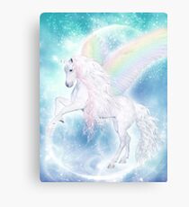 Rainbow Pegasus Canvas Print
