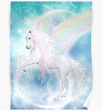 Rainbow Pegasus Poster