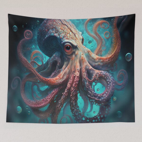Item preview, Octopus Fantasy Art designed and sold by Darmon-Designs.
