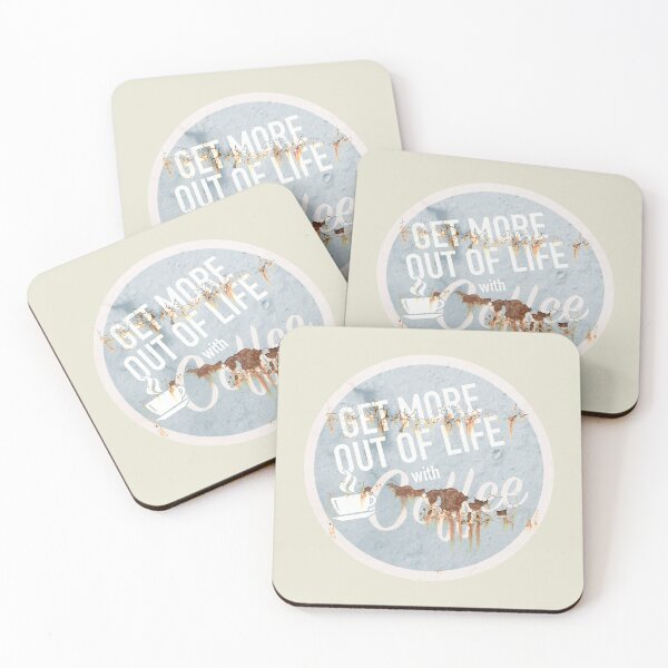 Item preview, Get More Out of Life With Coffee designed and sold by RedFirecracker.