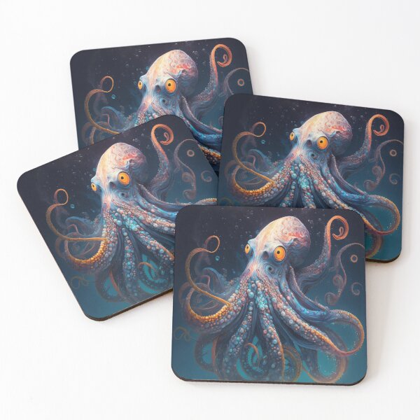 Item preview, Colorful Octopus Underwater designed and sold by Darmon-Designs.