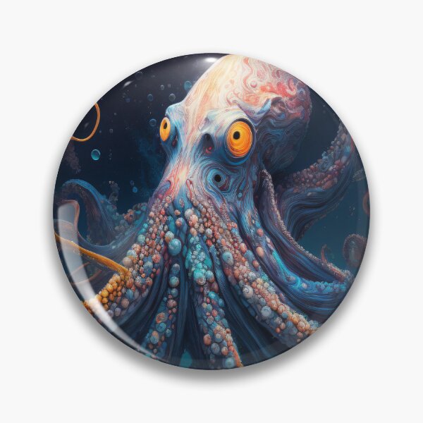 Item preview, Colorful Octopus Underwater designed and sold by Darmon-Designs.