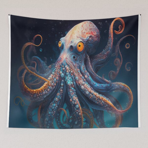 Item preview, Colorful Octopus Underwater designed and sold by Darmon-Designs.