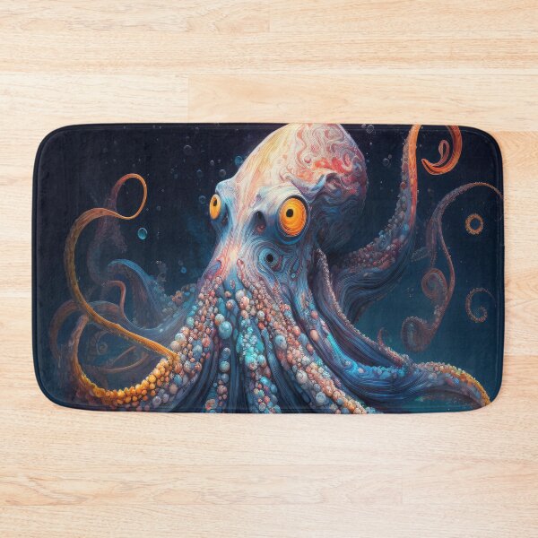 Item preview, Colorful Octopus Underwater designed and sold by Darmon-Designs.