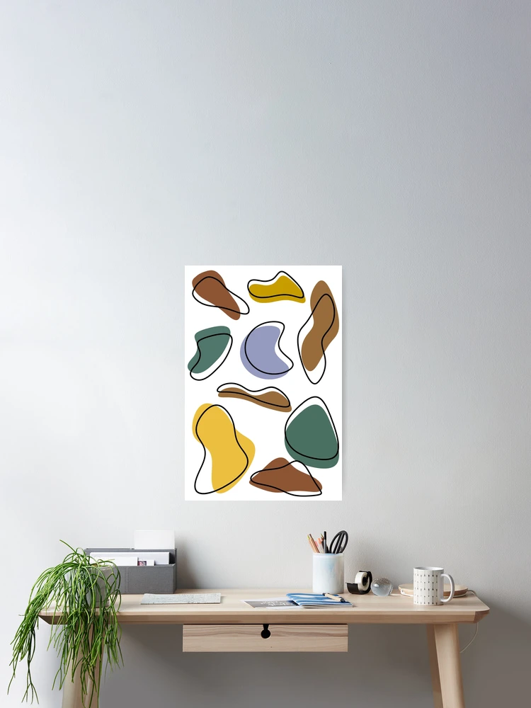 Thumbnail 2 of 3, Poster, Geometric Shape Pattern designed and sold by Wysoh.