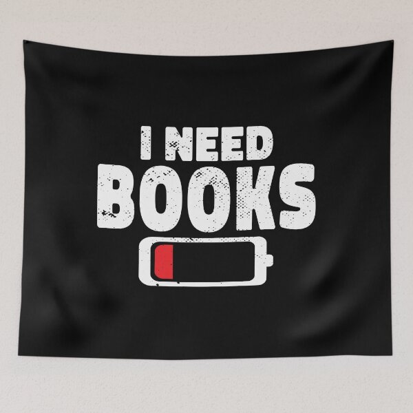 Item preview, I Need Books Men Women Kids designed and sold by bryannsart.