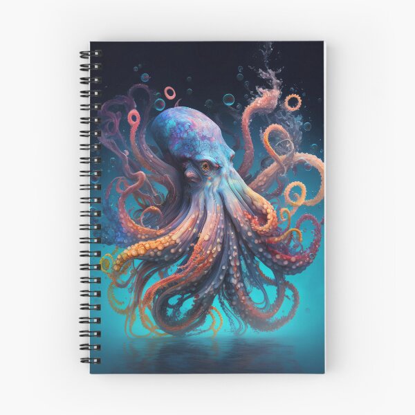Item preview, Colorful Octopus Underwater Fantasy Art designed and sold by Darmon-Designs.