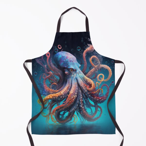 Item preview, Colorful Octopus Underwater Fantasy Art designed and sold by Darmon-Designs.