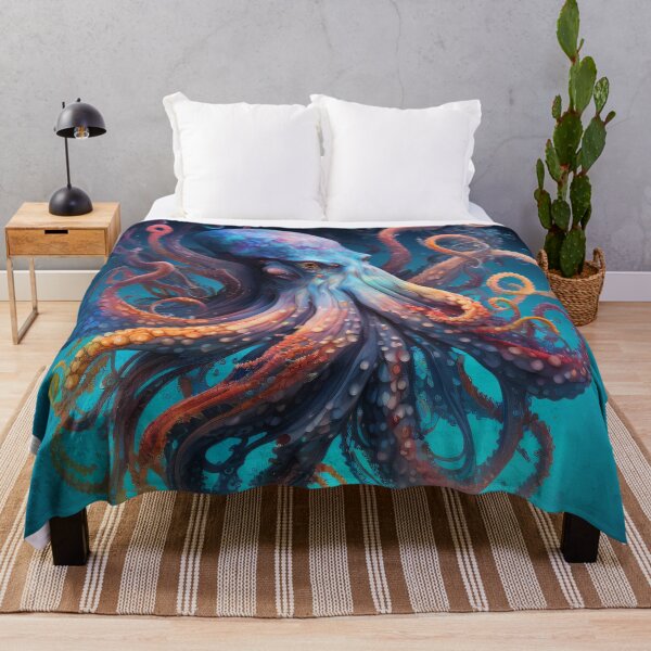 Item preview, Colorful Octopus Underwater Fantasy Art designed and sold by Darmon-Designs.