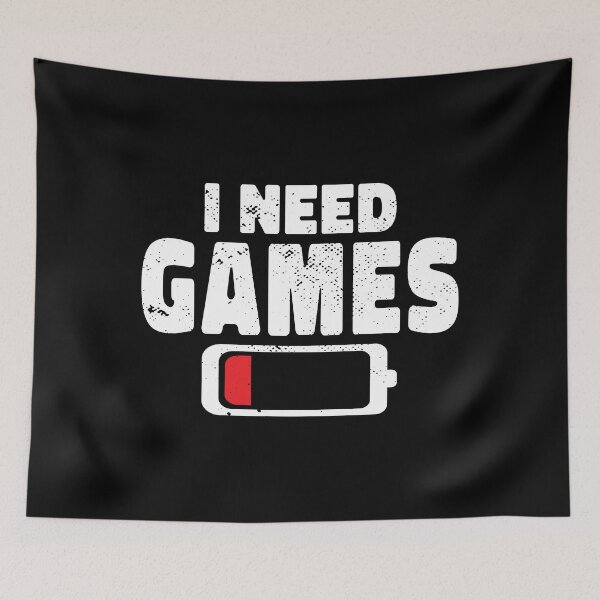 Item preview, I Need Games Men Women Kids designed and sold by bryannsart.