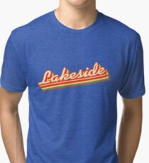 Lakeside | Retro Rainbow Tri-blend T-Shirt