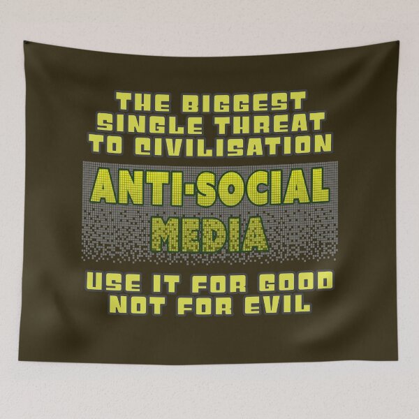 Item preview, Anti-Social Media designed and sold by Fanarchist.