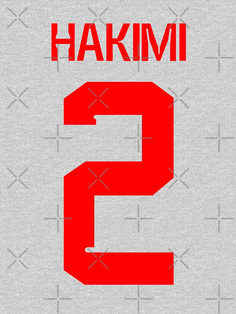 Morocco Soccer #2 Achraf Hakimi World Football Fans Adult and Youth T-Shirt