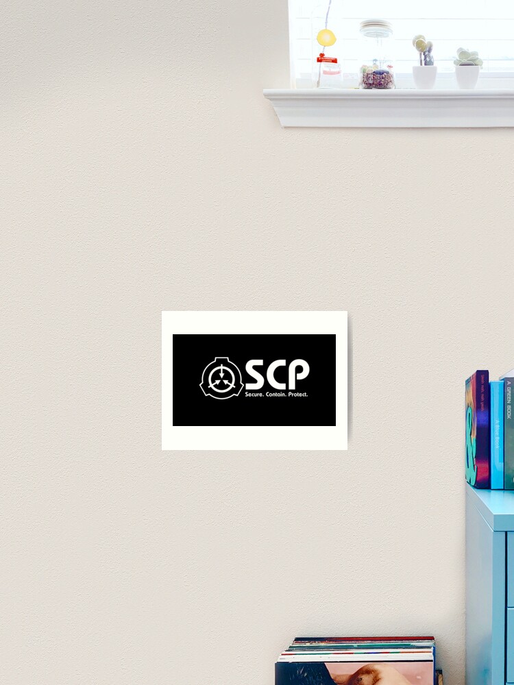 SCP logo Poster for Sale by AlmaFa123