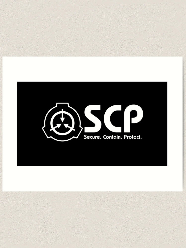 SCP foundation logo Art Print for Sale by AlmaFa123