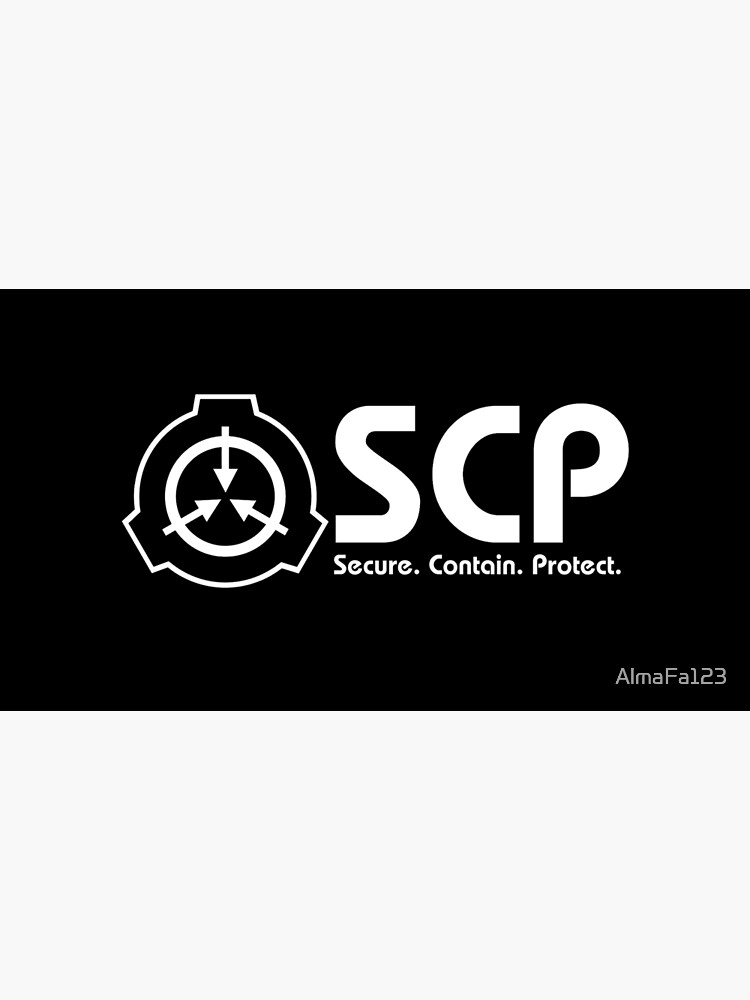 SCP Foundation Logo, repeating of course Poster for Sale by  ToadKingStudios