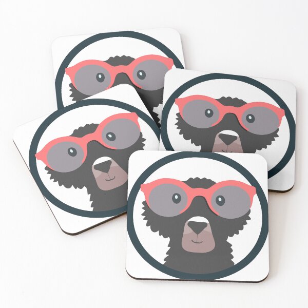 Item preview, Animals With Glasses - Dog 1 designed and sold by daveb72.