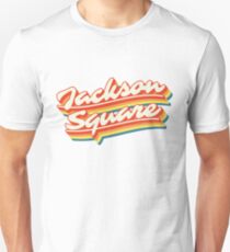 Jackson Square | Retro Rainbow Unisex T-Shirt