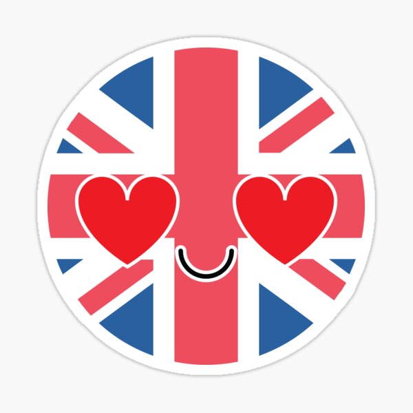 "Britain Emoji " Sticker by HippoEmo Redbubble