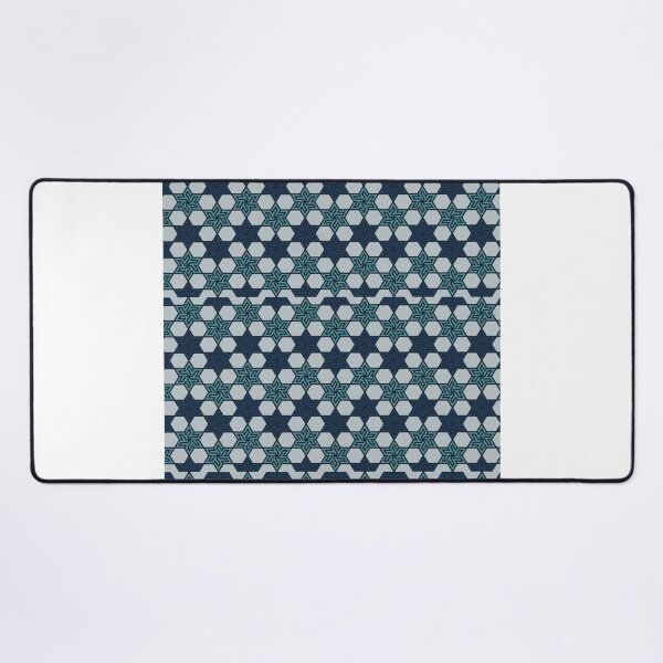 Item preview, Zellige Moroccan Pattern  Silver Sand and Dusty Teal color  Graphic  designed and sold by markweasley16.