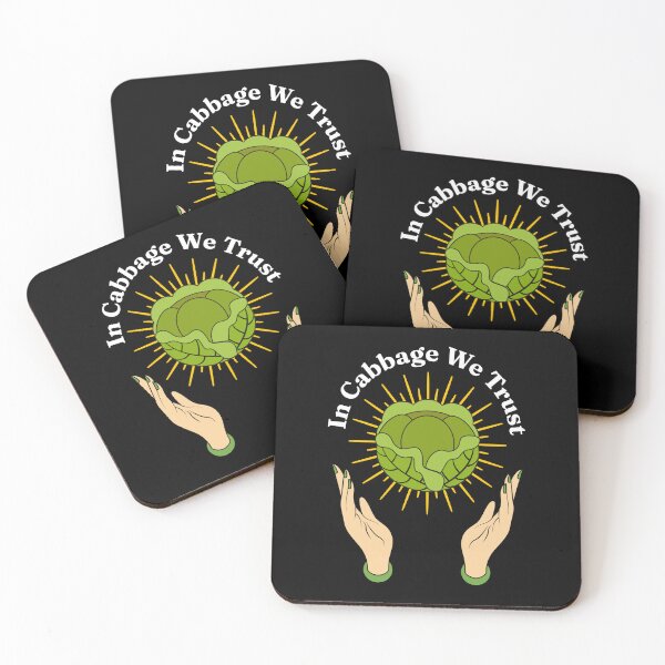 Item preview, In Cabbage We Trust - Funny Cabbage Brassica oleracea var. capitata designed and sold by Millusti.